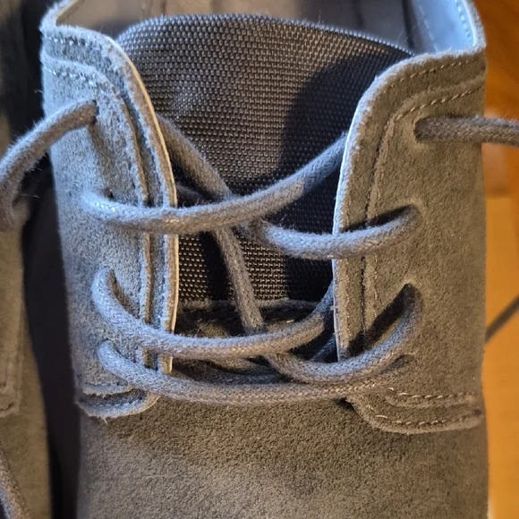 Calvin Klein Men's Suede Lace Up Oxford Shoes in Light Gray Size 7M - Picture 7 of 8